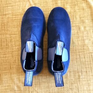 Blue suede Blundstone Boots
